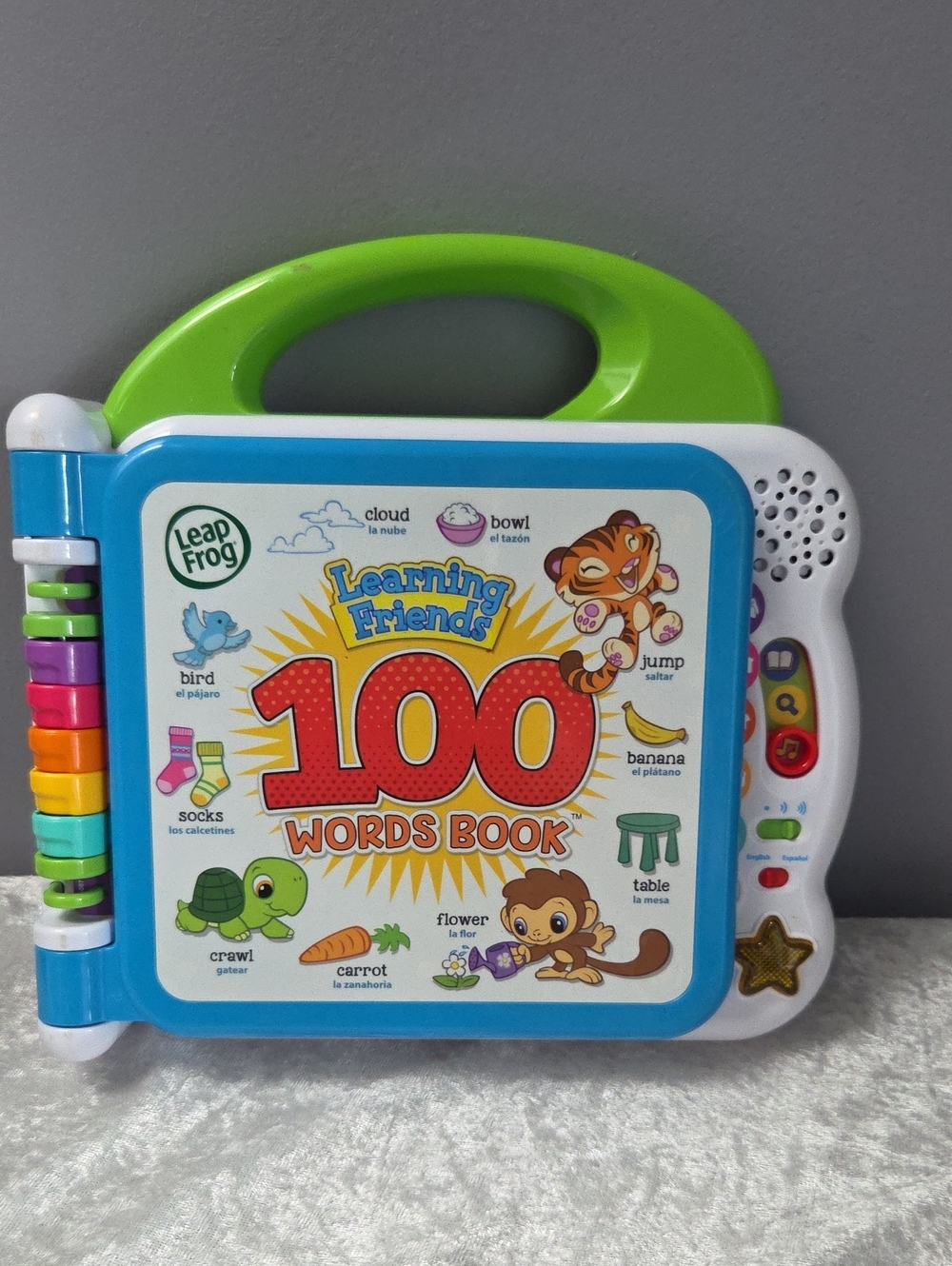 Leap Frog Learning Friends 100 Words Book - English & Spanish